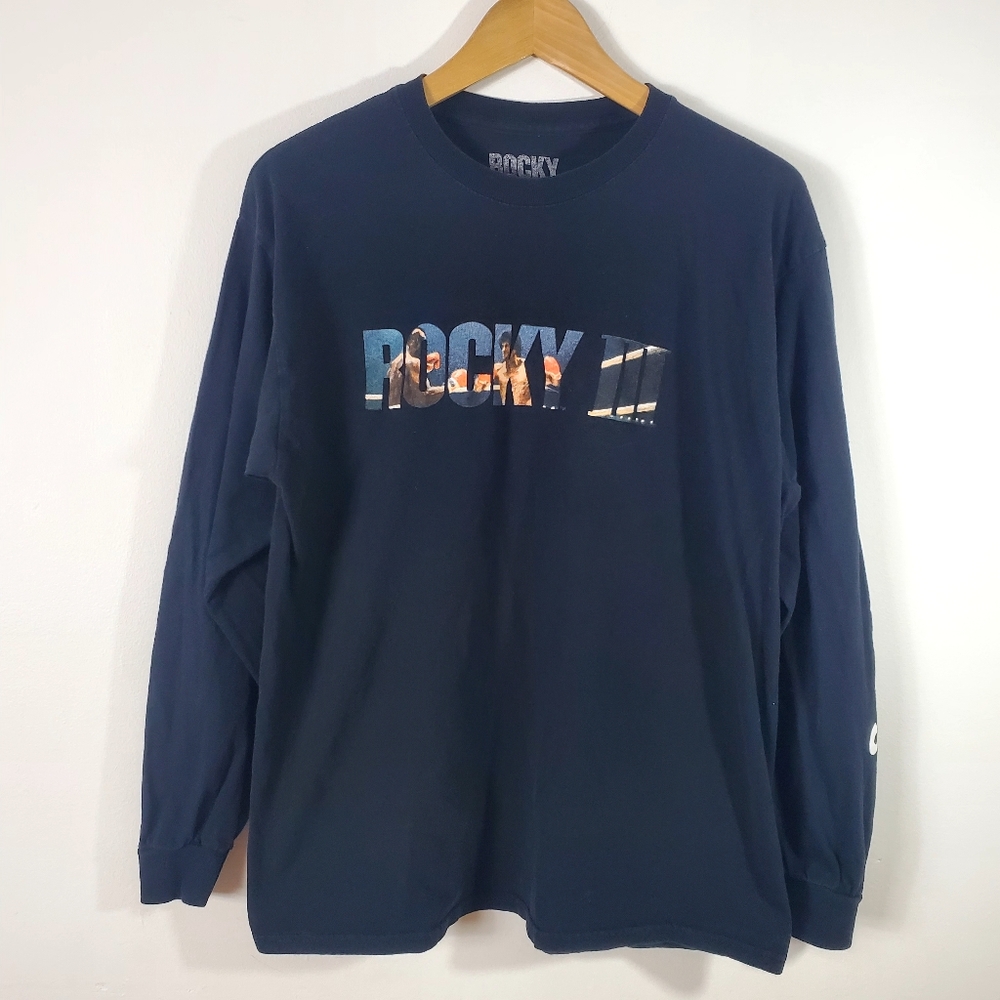 Rocky Navy Blue Long Sleeve Tee